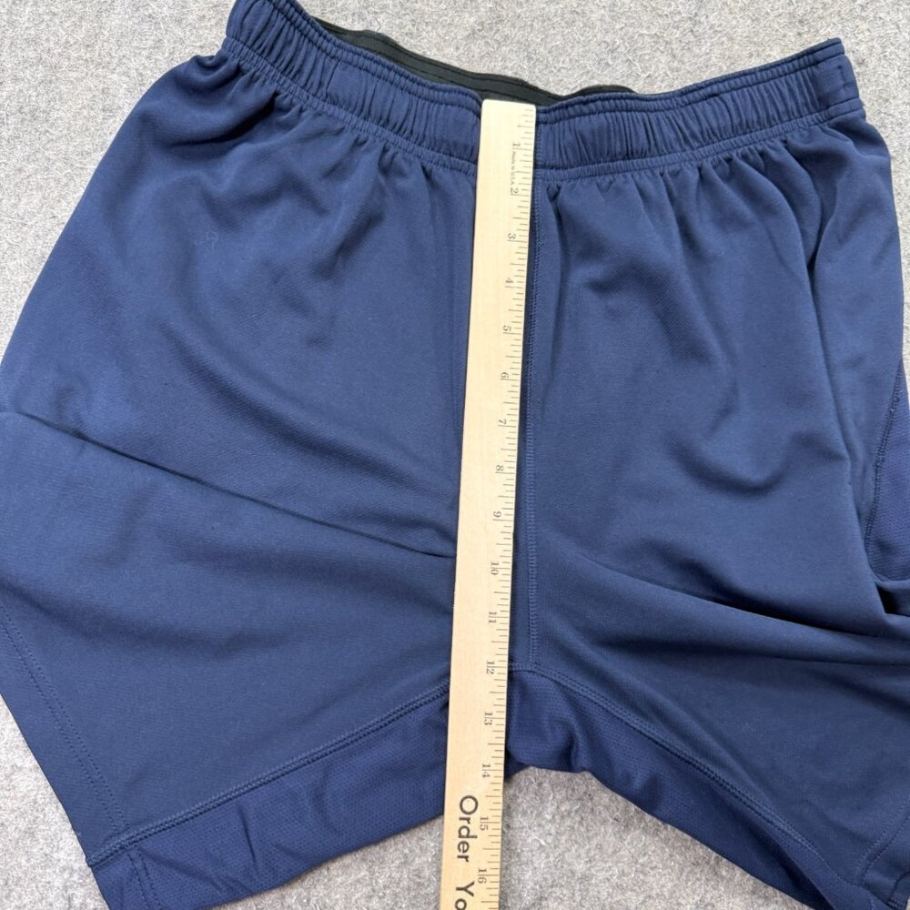 Atlanta Braves Nike Shorts Men M Blue Training 10" Woven Authentic DRI-FIT MLB - Picture 15 of 16
